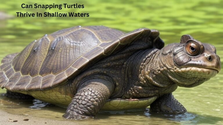 Can Snapping Turtles Thrive In Shallow Waters?